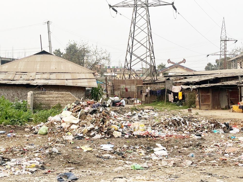 Supermarket area in Dimapur, considered one of the busiest market places also appears to be one of the dirtiest, going by the piles of garbage strewn across the area and the stench emanating from it on a daily basis. With no designated dumping sites or enforcement of any restrictions, the persisting problem is a cause of concern to public health and also an eyesore. (Morung Photo)